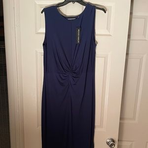 BROOKE SHIELDS TimelessTM collection Navy Twist Dress - M